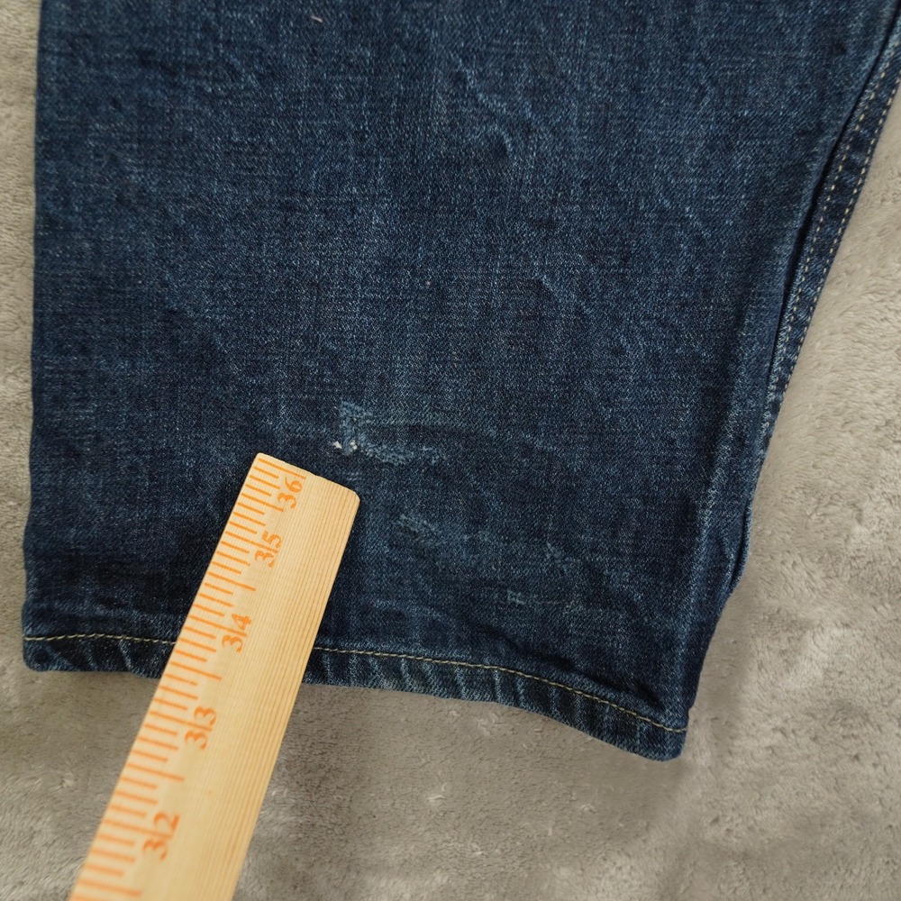 Levi's 501 XX Button Fly Denim Jeans Men's 40x32 (38x28) Blue Distressed - Picture 11 of 11